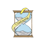 Het logo van Ruilwinkel West 't Santlopertje