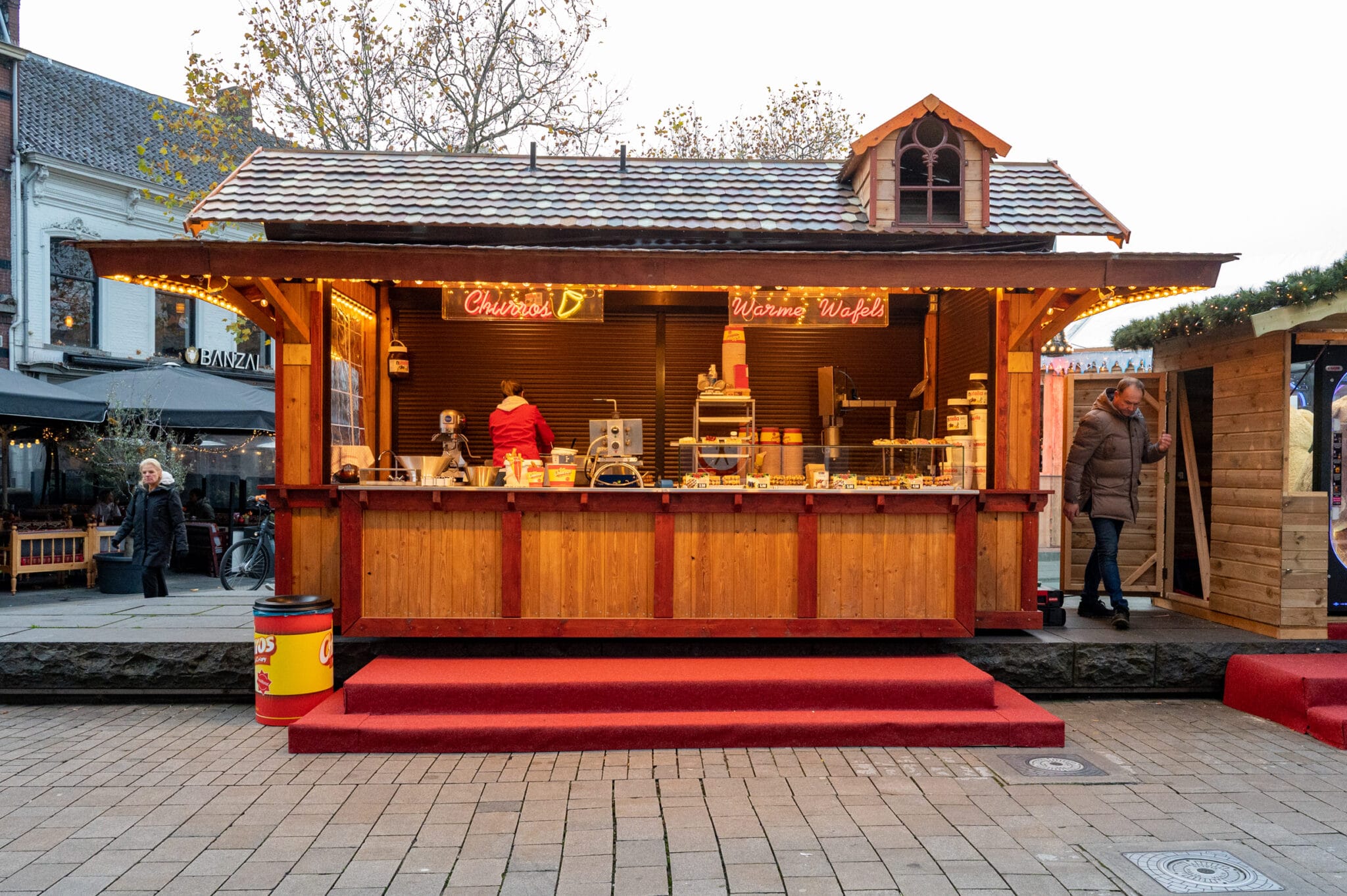 Wafels en churros op de Heuvel