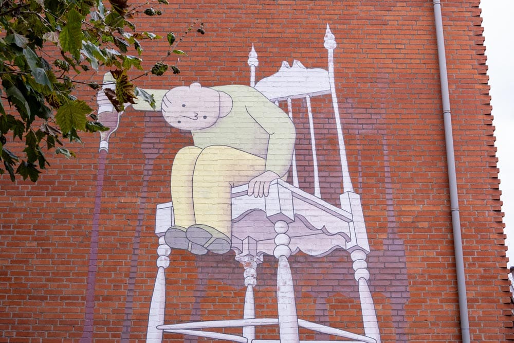 Muurschildering De Wijngieter van Collectief TecKeL uit 2011