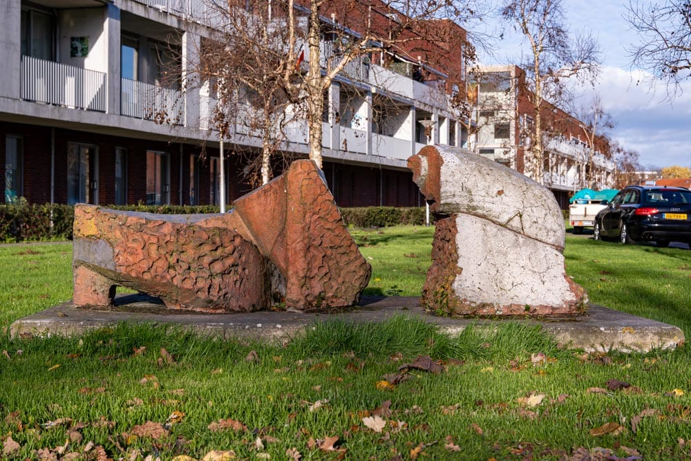 Kunstwerk Het lichaam van de zee van David van de Kop uit 1986