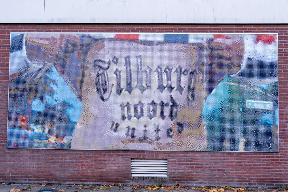 Kunstwerk Tilburg Noord United van Arno Coenen uit 2005