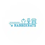 Het logo van Kringloopwinkel 'n Habbekrats