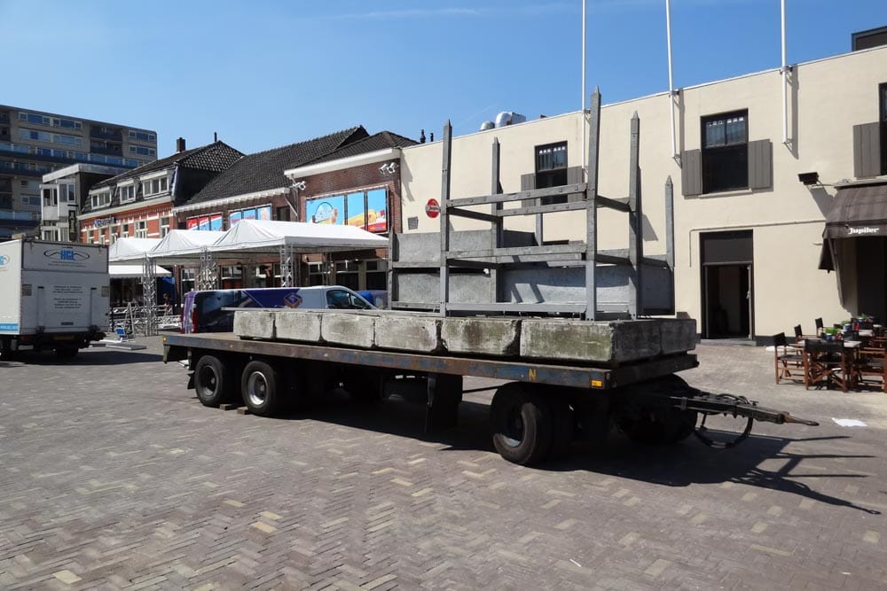 Opbouw Tilburgse kermis 2013