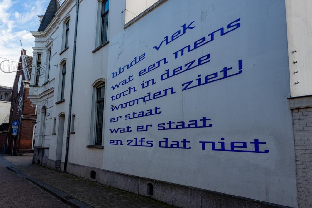 Plekgedicht: Blnde Vlek Tuinstraat