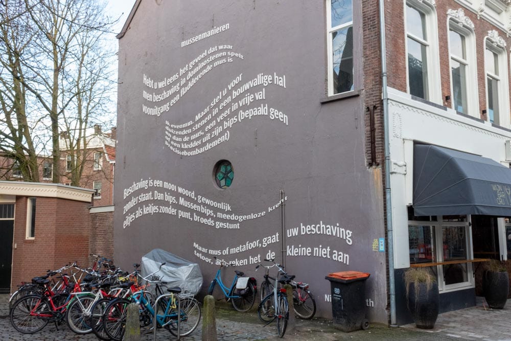 Plekgedicht Mussenmanieren