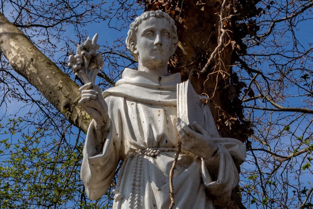 Heiligenbeeld Antonius van Padua van Ijzergieterij Capitain & Salin