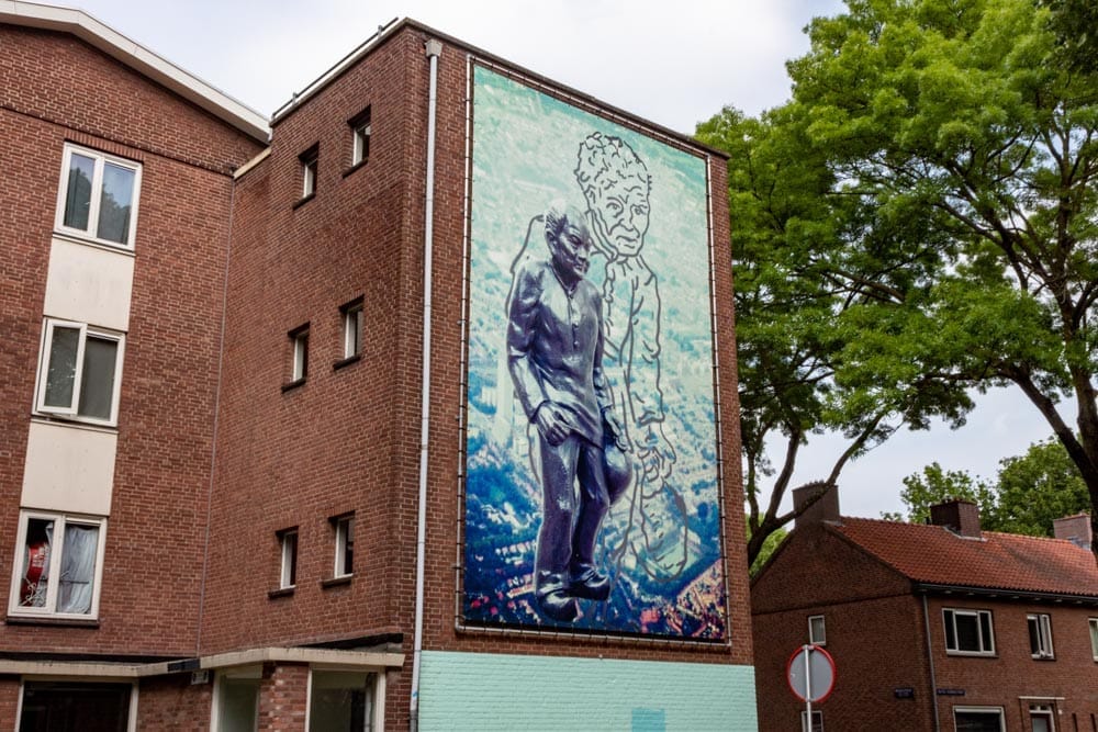 Geveldoek Kruikenzeiker in de Wijk Het Zand