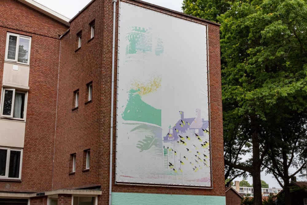 Geveldoek Watertoren in de Wijk Het Zand