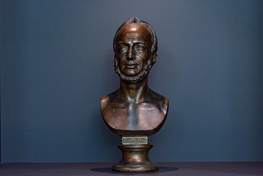 Borstbeeldje Willem II van L Royer