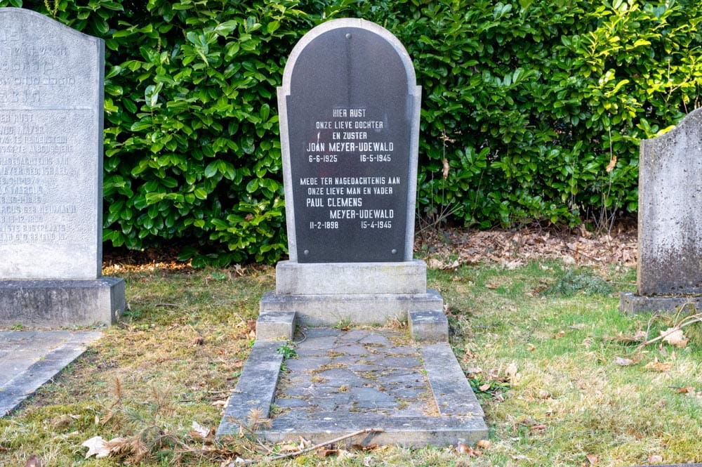 Monument van de week: ‘Joods Oorlogsgraf Joan Meyer Udewald’