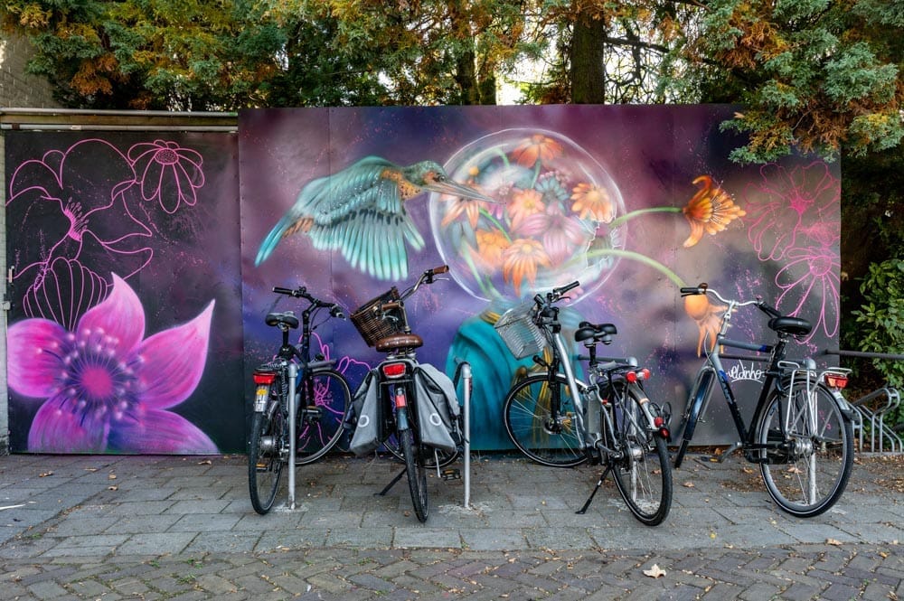 Streetart Antoon de Jong van Erik Veldmeijer in Tilburg