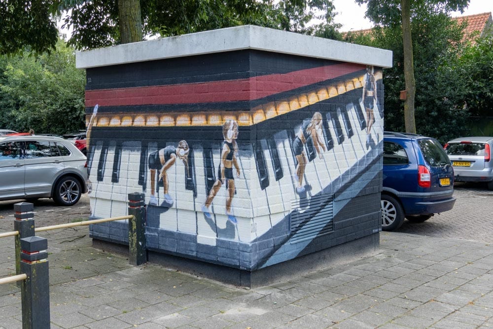 Muurschilderingen Beatrix college