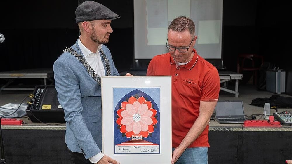 Tilburgse Ereprent voor 100-jarige Gym- en Turnvereniging Dionysius