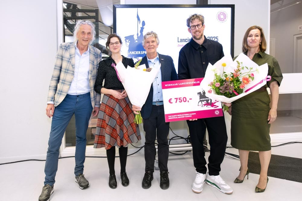 Jury met Thijs Kemmeren en winnaar Maarten van Riel