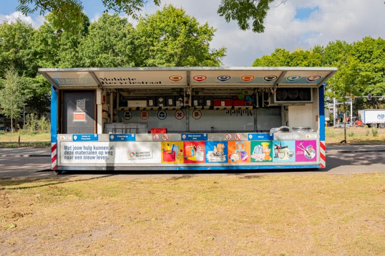 De Mobiele Recyclestraat op Nassauplein