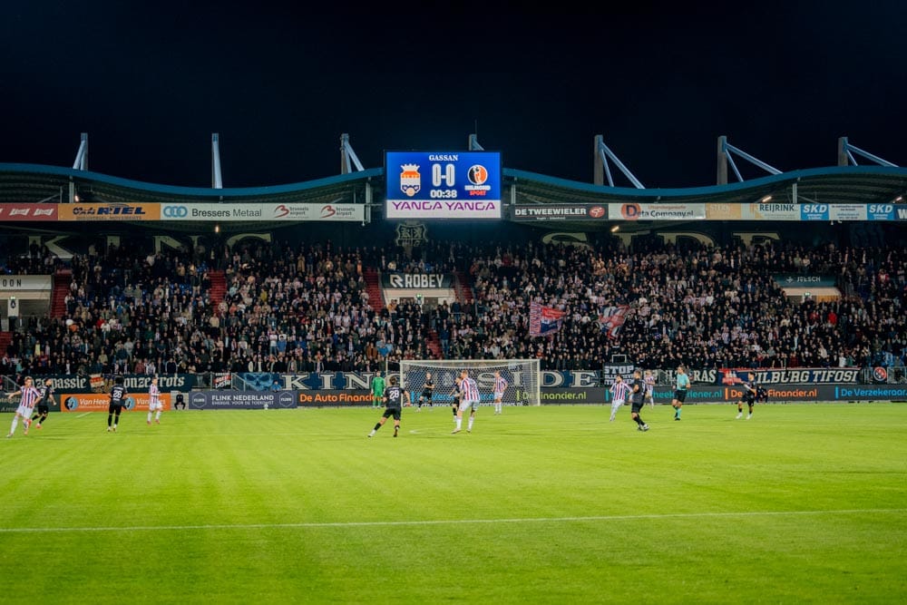 Koning Willem II stadion in Tilburg