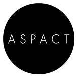 Het logo van Aspact