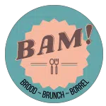 Het logo van BAM! Tilburg