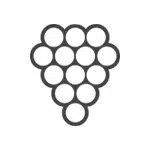 Het logo van Hotel de De Druiventros