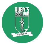 Het logo van Ruby's Irish pub