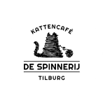 Het logo van Kattencafe De Spinnerij