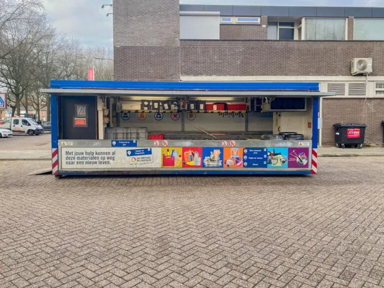 De Mobiele Recyclestraat op het Verdiplein