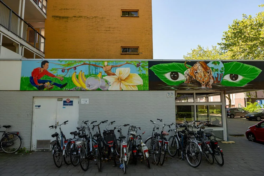 Muurschildering Klimaatrechtvaardigheid