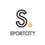 Het logo van SportCity